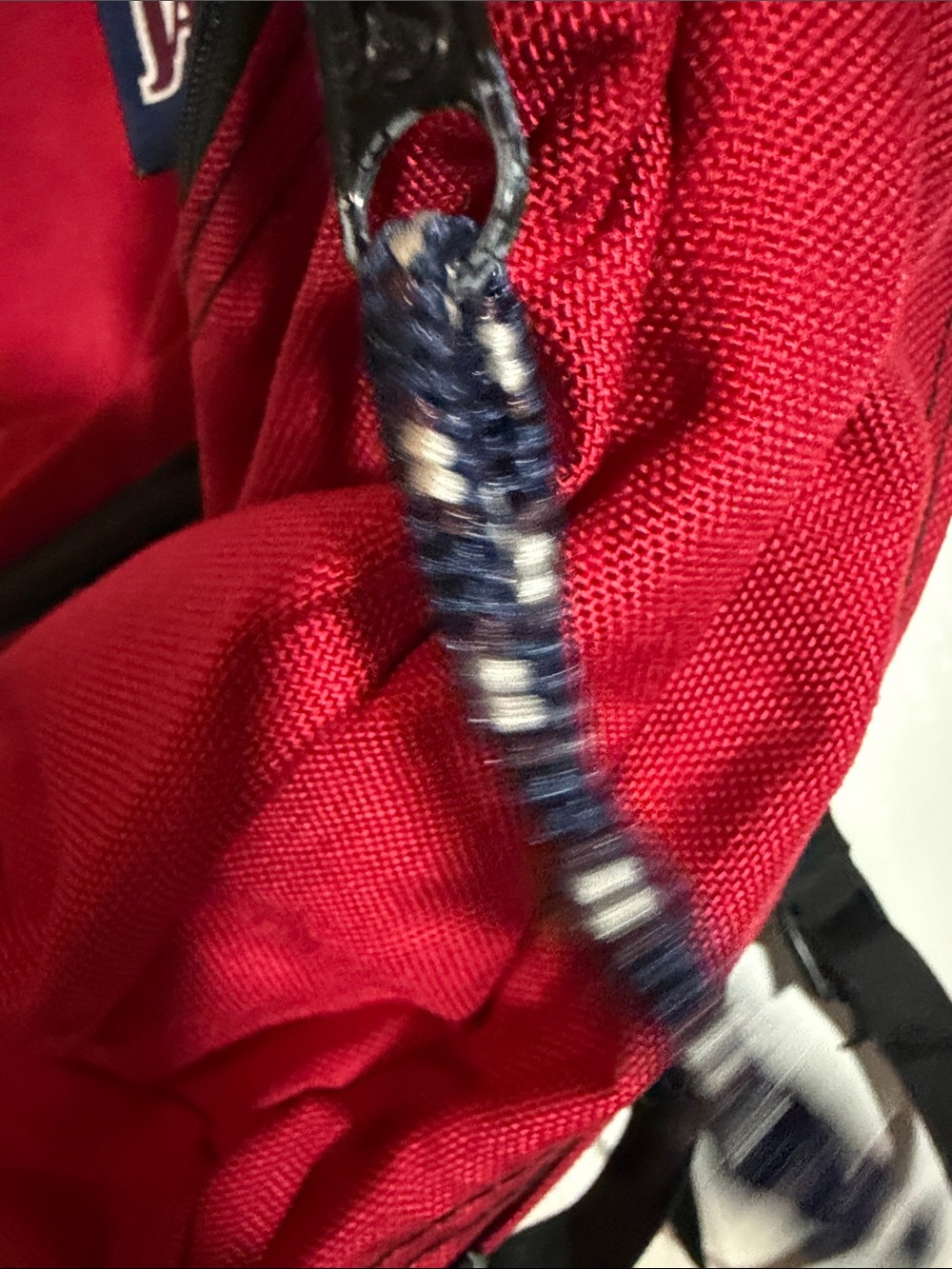 Vintage Jansport 1990s Red Backpack Bookbag - Picture 5 of 8